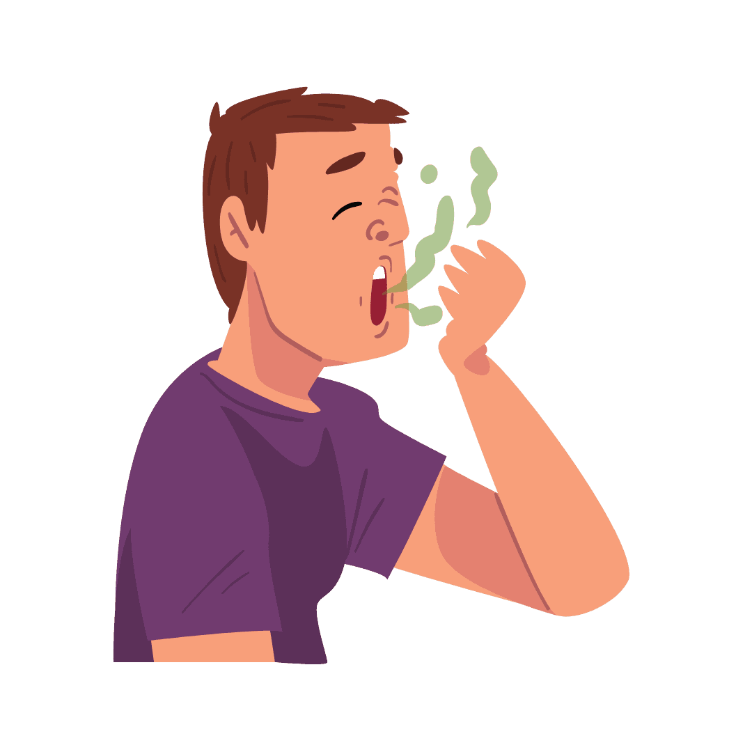 Неприятный запах изо рта