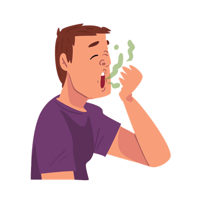 Неприятный запах изо рта